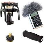 Rycote 046009 Tascam DR-05 and Edirol R05 Audio Kit including windshield, suspension, shoe adapter and grip handle Rycote 046009 Tascam DR-05 and Edirol R05 Audio Kit including windshield, suspension, shoe adapter and grip handle